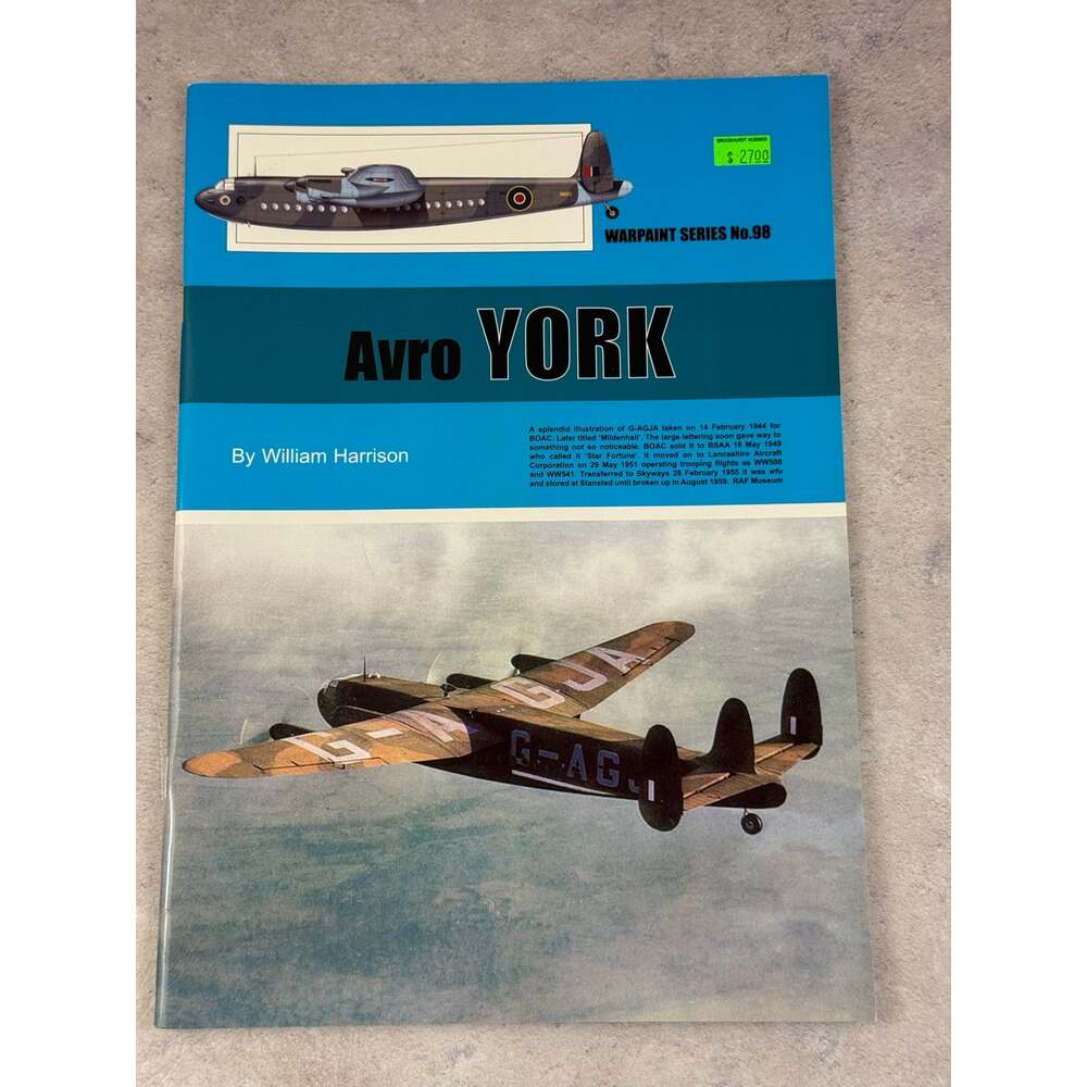 Warpaint Series No. 98 Avro York by William Harrison